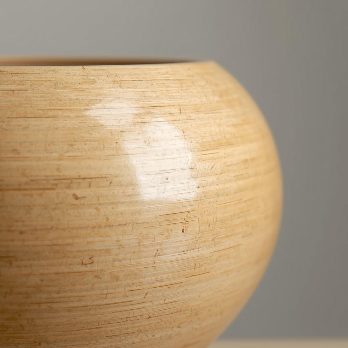 Bamboo Planter with Rounded Edges